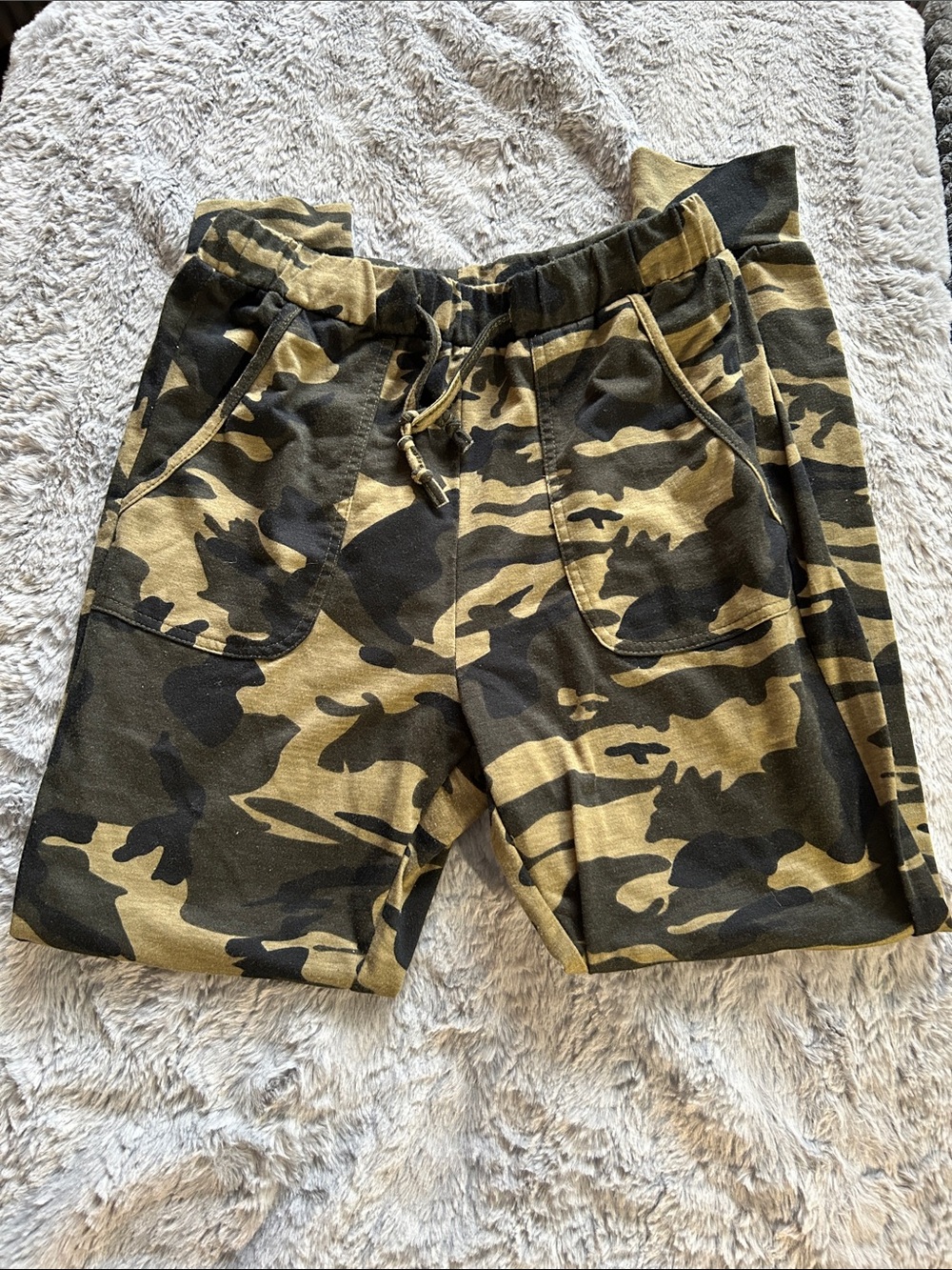 Women’s Camouflage Drawstring Olive/Black